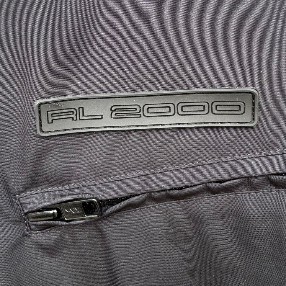 Ralph Lauren RL 2000 Mens Black Thinsulate Utility Jacket Super Microft Size M