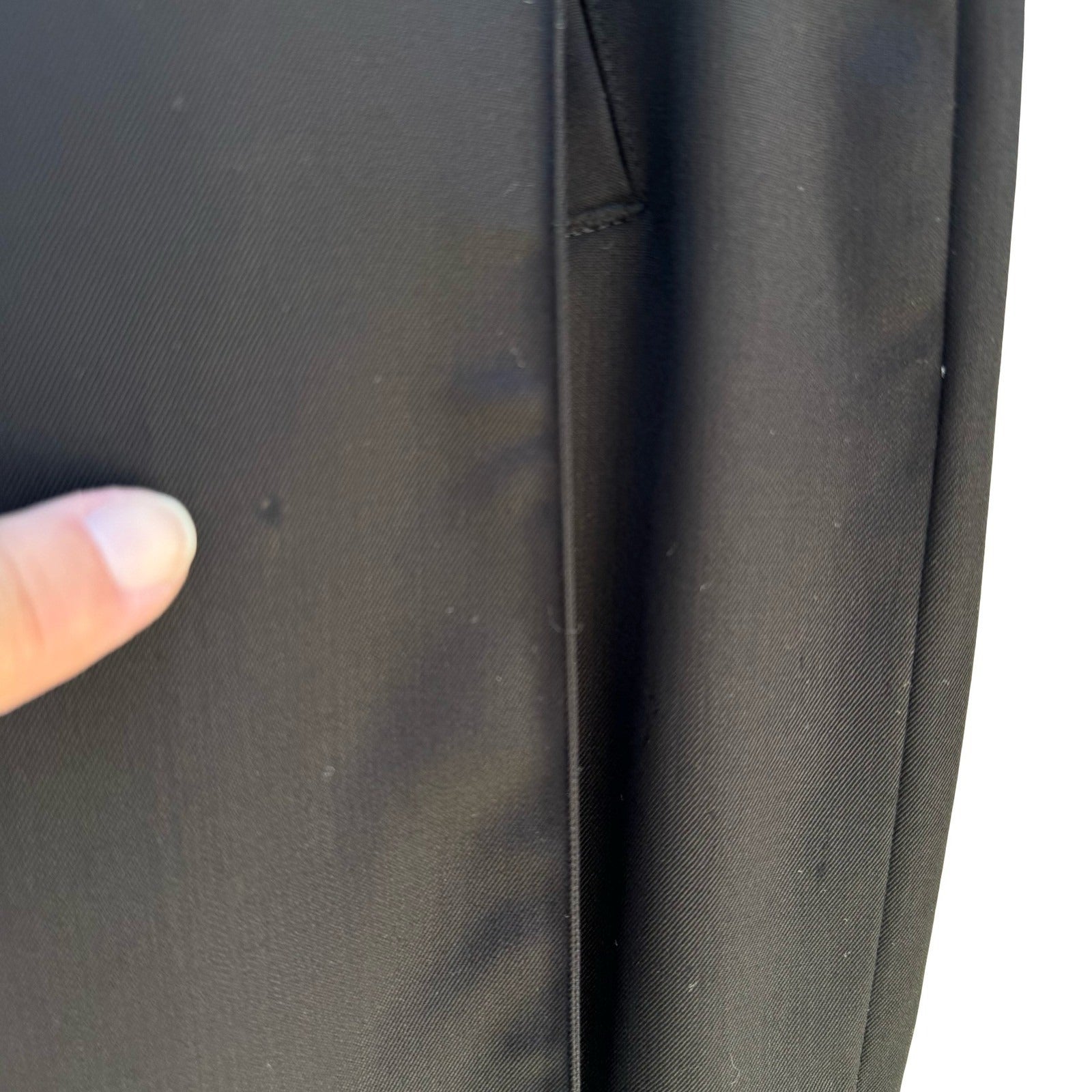 Jean Paul Gaultier Femme Vintage 90s Black Wool Wrap Midi Skirt Designer Archive