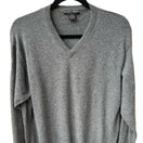 Switch CH Classic 100% Cashmere Quiet Luxury Old Money Preppy Cozy Sweater Mens Gray M 3 image