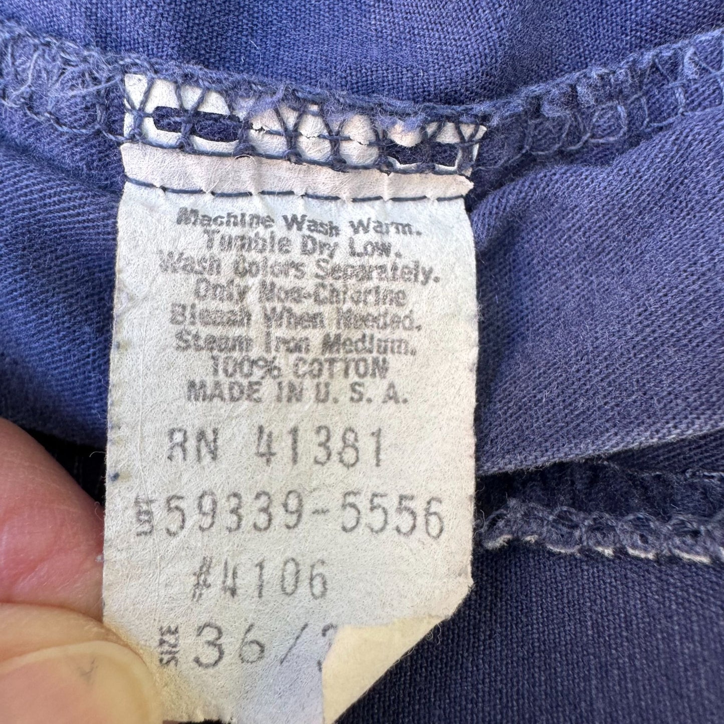 Polo By Ralph Lauren Vintage 80s Preppy Mens Blue Pleated Retro Chino Pants 35