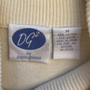 Switch DG2 Diane Gilman Womens Mock Neck Sleeveless Sweater Shell Cream Medium NEW 2 image