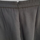 Switch Coldwater Creek Womens High-Waisted Black Pleat Back Zipper Dress Pants Trousers 3 image