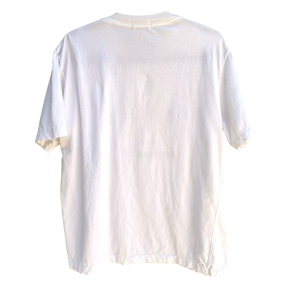 Hard Rock Cafe Singapore Vintage Mens White Graphic Print Single Stitch Shirt XL