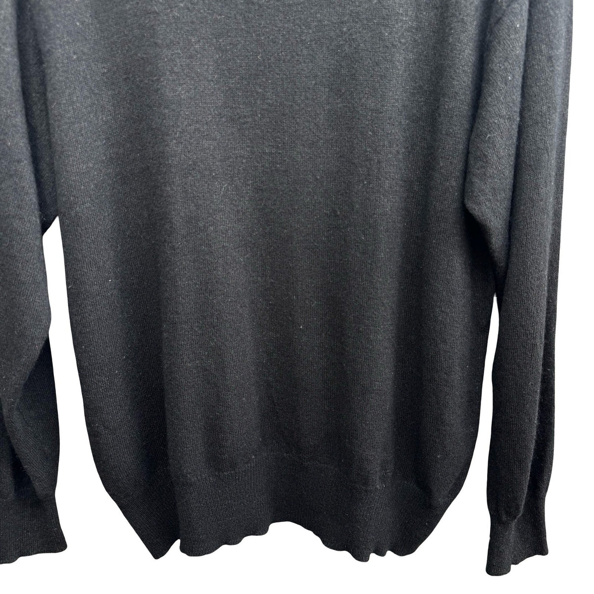 Courtenay Vintage Cashmere Cotton Blend Minimalist Preppy Turtleneck Sweater M