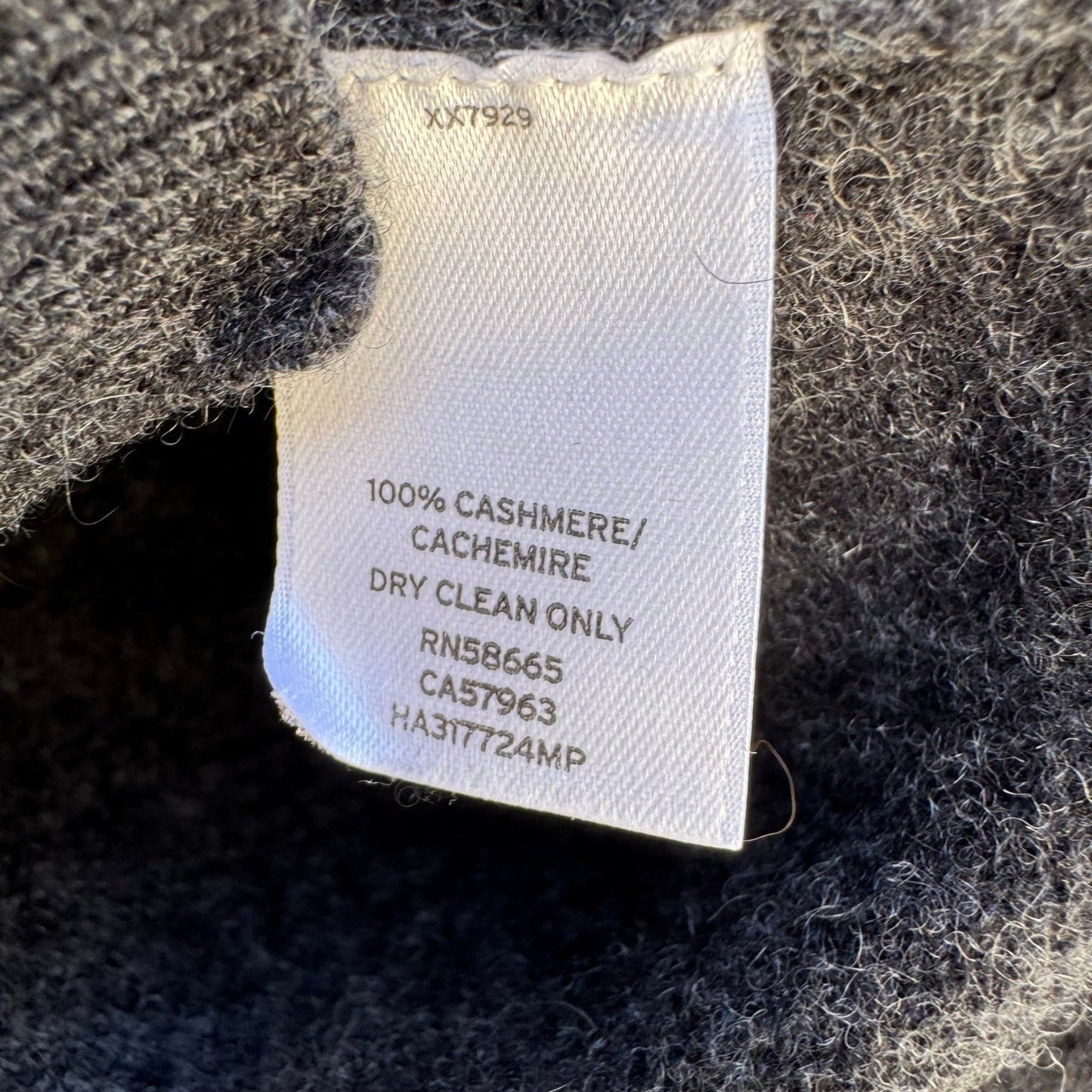 Halogen Cashmere Quiet Luxury Minimalist Preppy Sweater Soft Cozy Gray Womens XS
