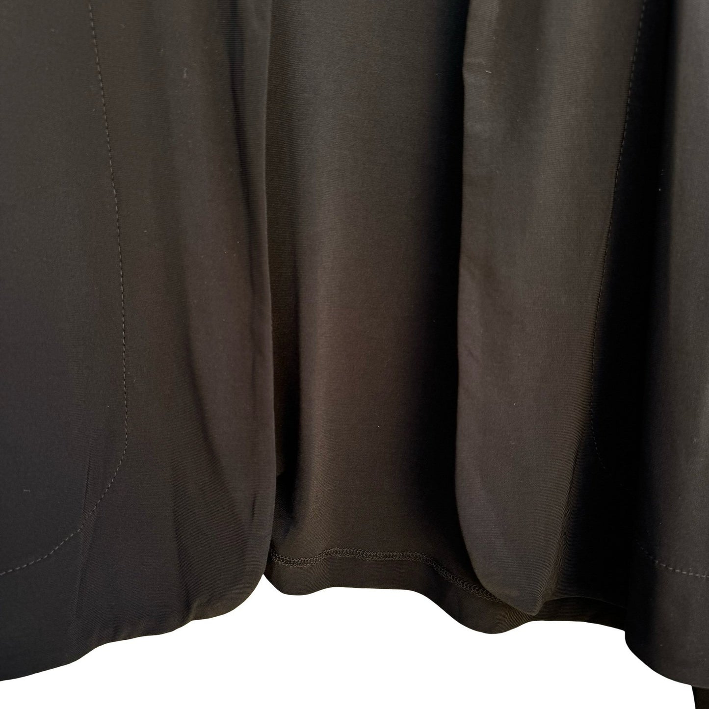 City Fusion Womens M Black Open Front Ruched Sleeve Evening Bolero Shrug Jacket