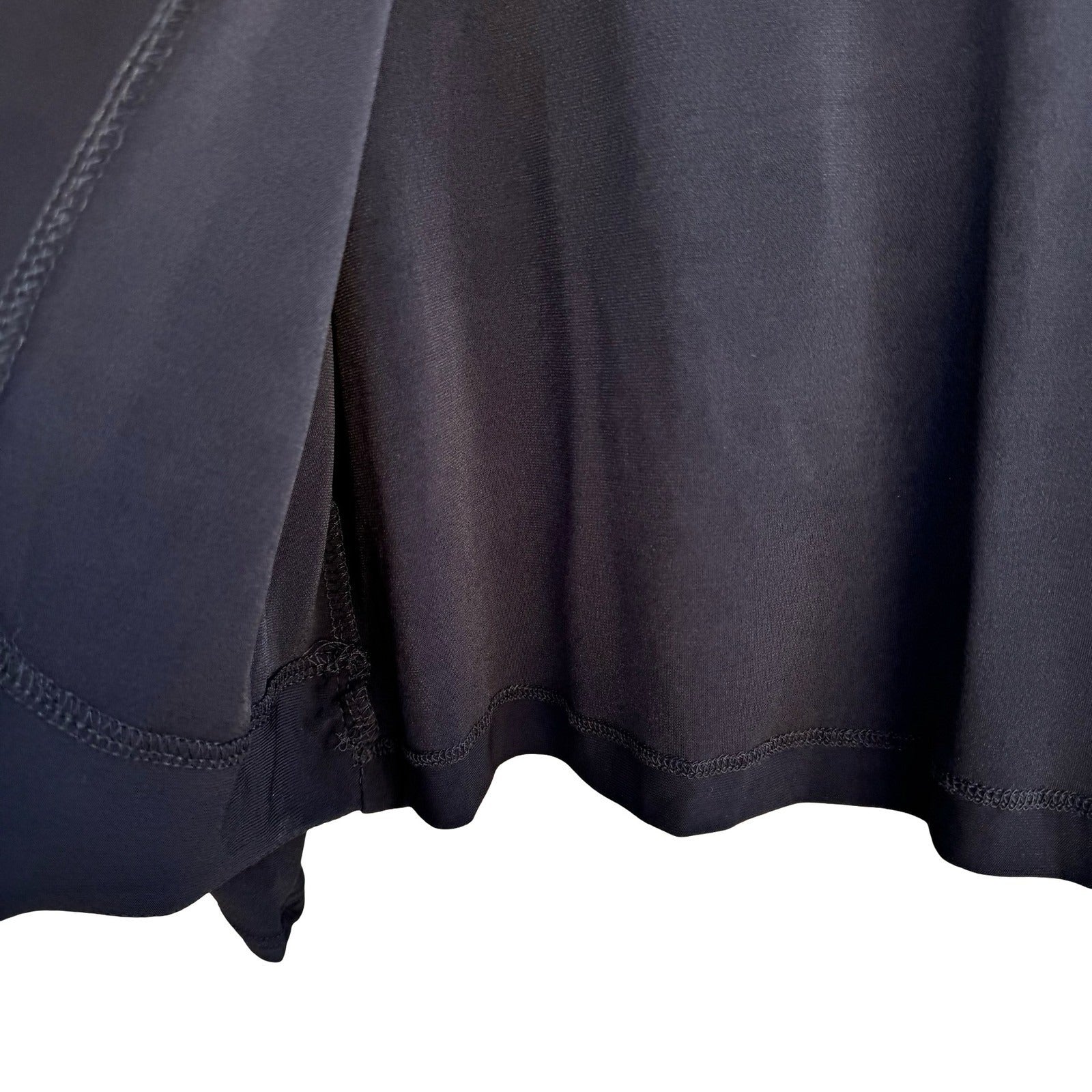 City Fusion Womens M Black Open Front Ruched Sleeve Evening Bolero Shrug Jacket