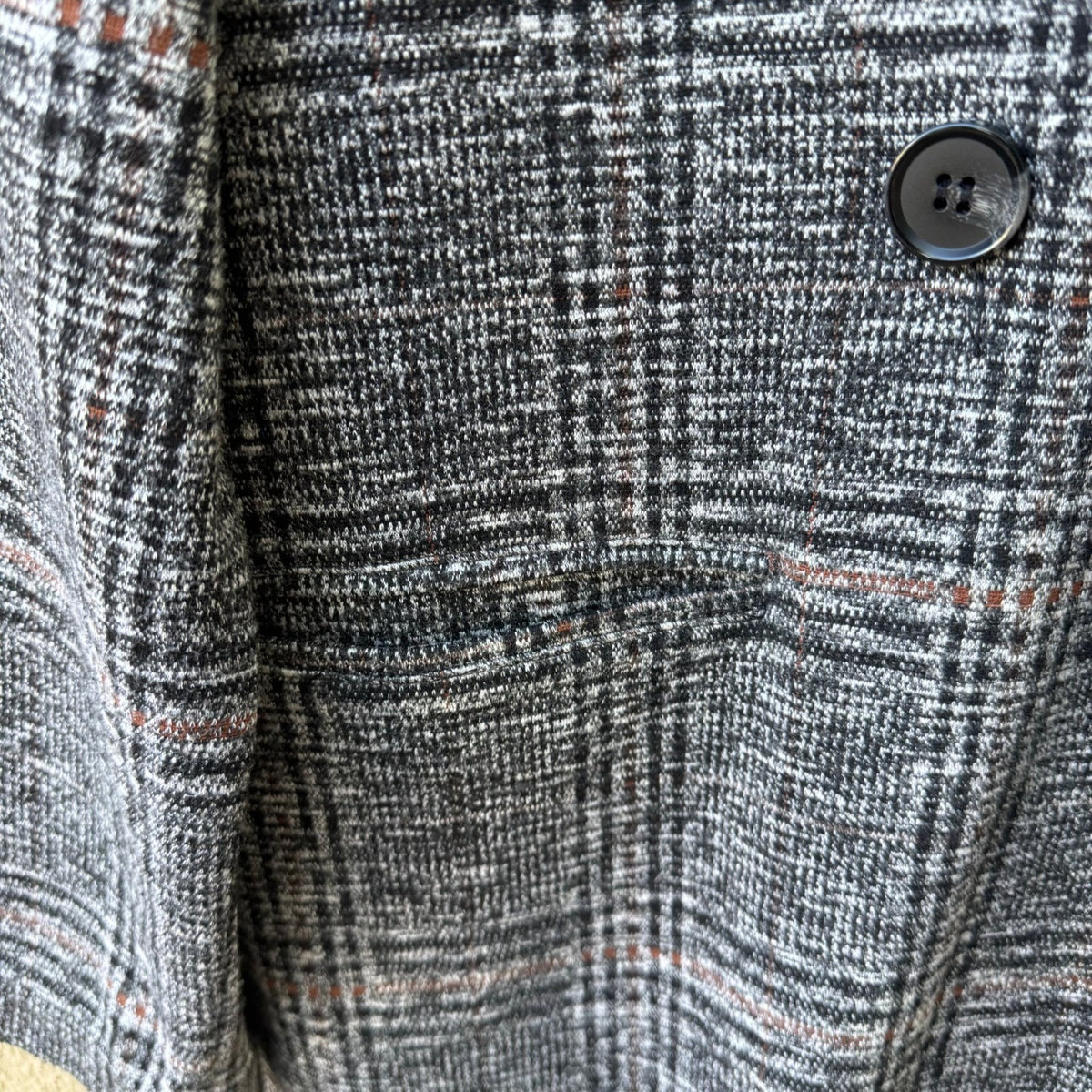 Philosophy Dark Academia Preppy Professional Plaid Longline Blazer Jacket XL