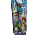 Switch Worthington Silk Hand Stitch Nautical Floral Scarf Coastal Sheer Rectangle Scarf 3 image