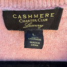 Switch Charter Club Luxury Cashmere Sweater Quiet Luxury Old Money Soft Girl Pink L 2 image