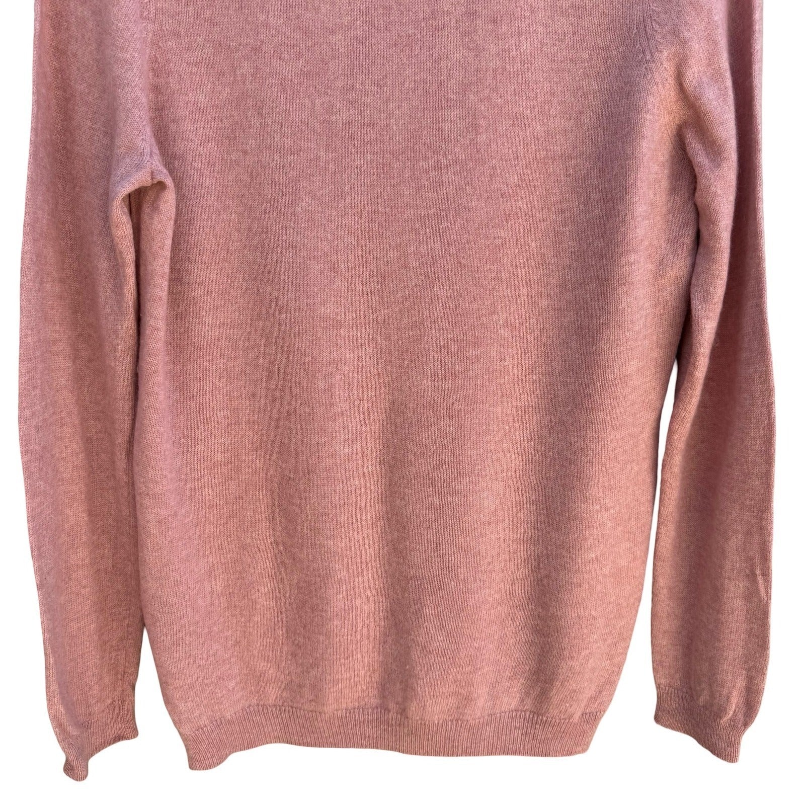 Charter Club Luxury Cashmere Sweater Quiet Luxury Old Money Soft Girl Pink L