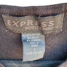 Switch Express Vintage Y2K Womens Black Keyhole V-Neck Knit Supersoft Shirt Blouse S 2 image