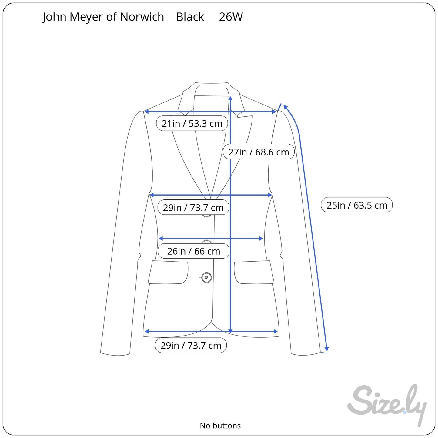 John Meyer Of Norwich Womens Black Contrast Stitch Open Front Blazer Jacket 26W