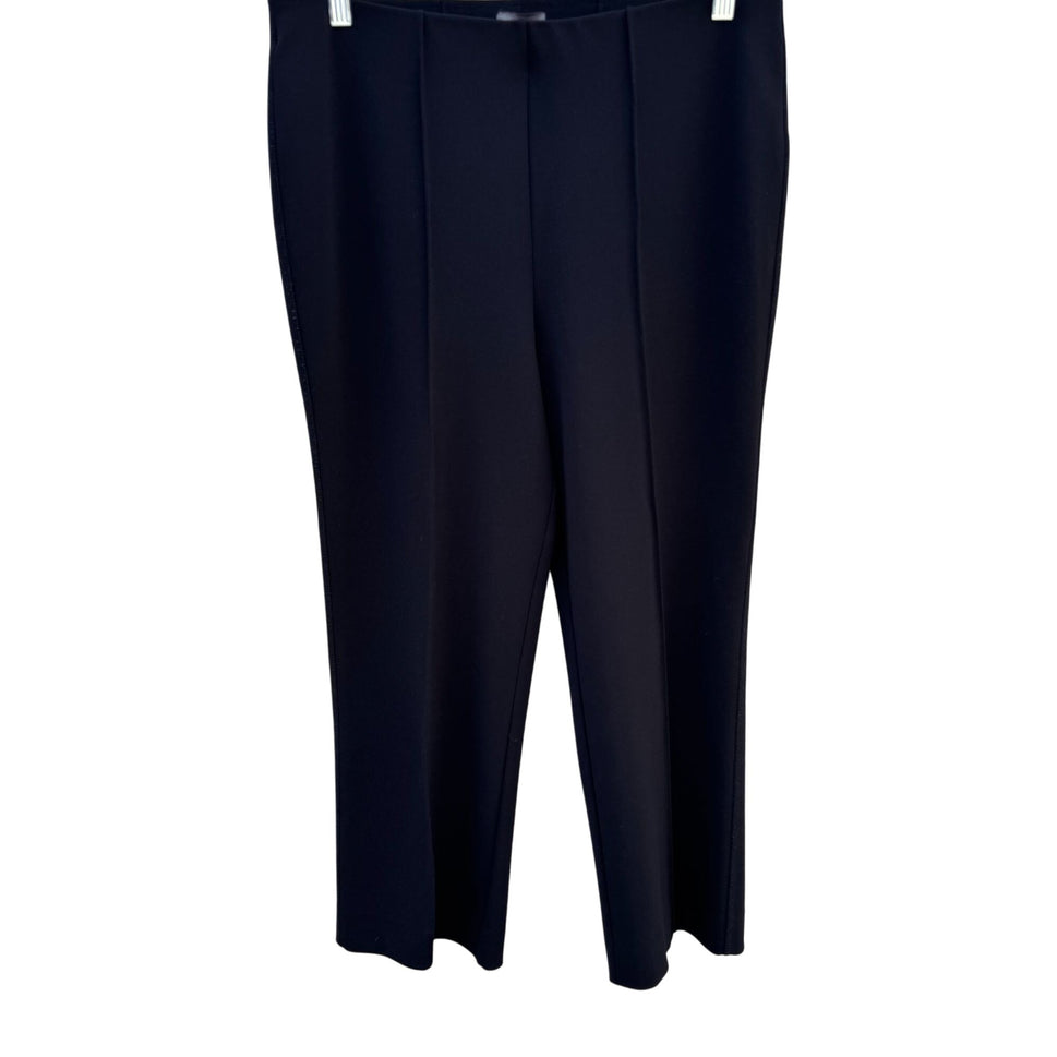 Vince Camuto Womens Black Pull-On Elastic Waist Seam Front Trousers Dress Pants
