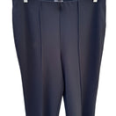Switch Vince Camuto Womens Black Pull-On Elastic Waist Seam Front Trousers Dress Pants 2 image