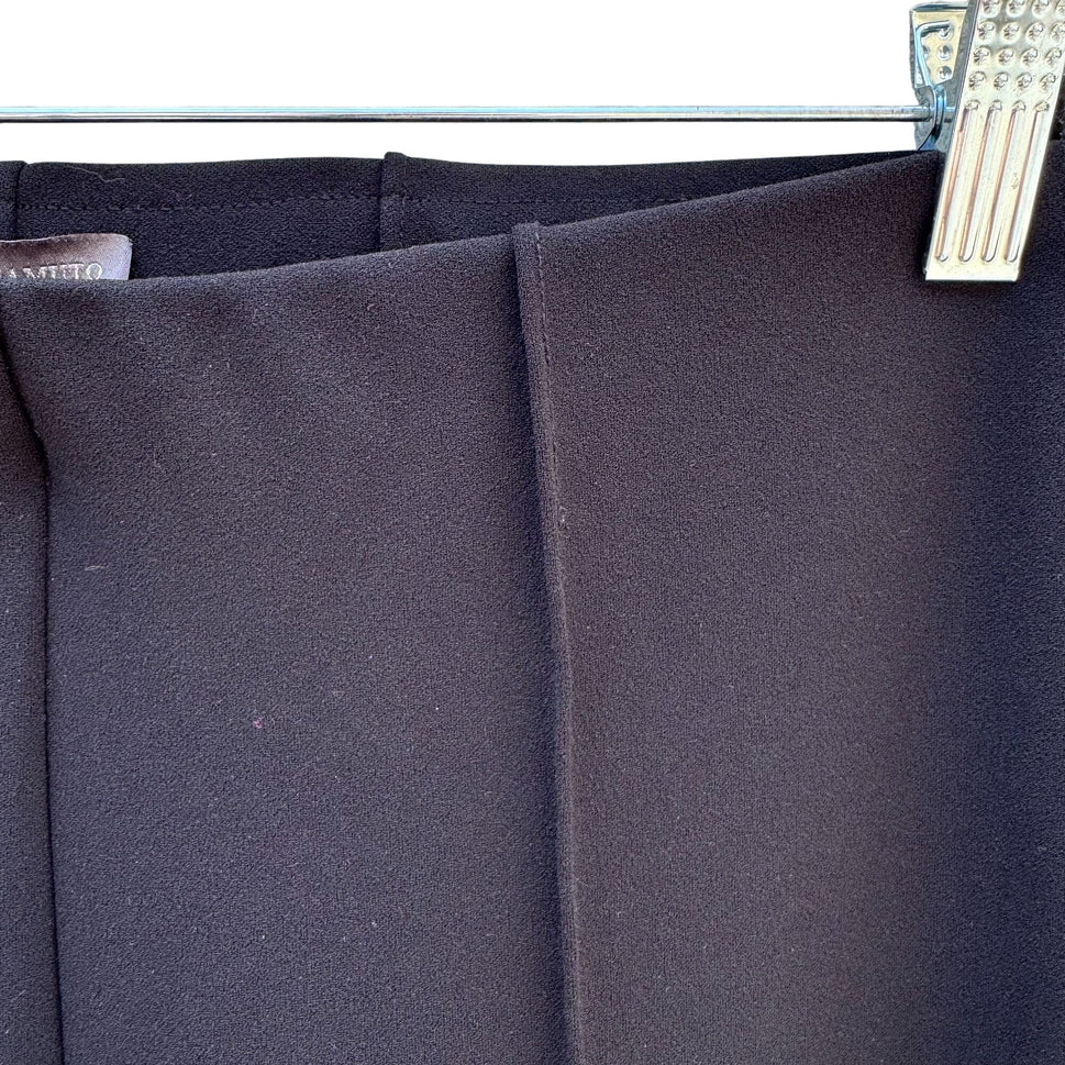 Vince Camuto Womens Black Pull-On Elastic Waist Seam Front Trousers Dress Pants