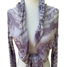 Switch Viviana Uchitel Ethereal Boho Mesh Knit Wrap Cardigan Fairy Tie Dye Abstract OS 3 image