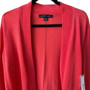 Switch United States Sweaters Minimalist Layering Open Front Pointelle Cardigan Red L 3 image