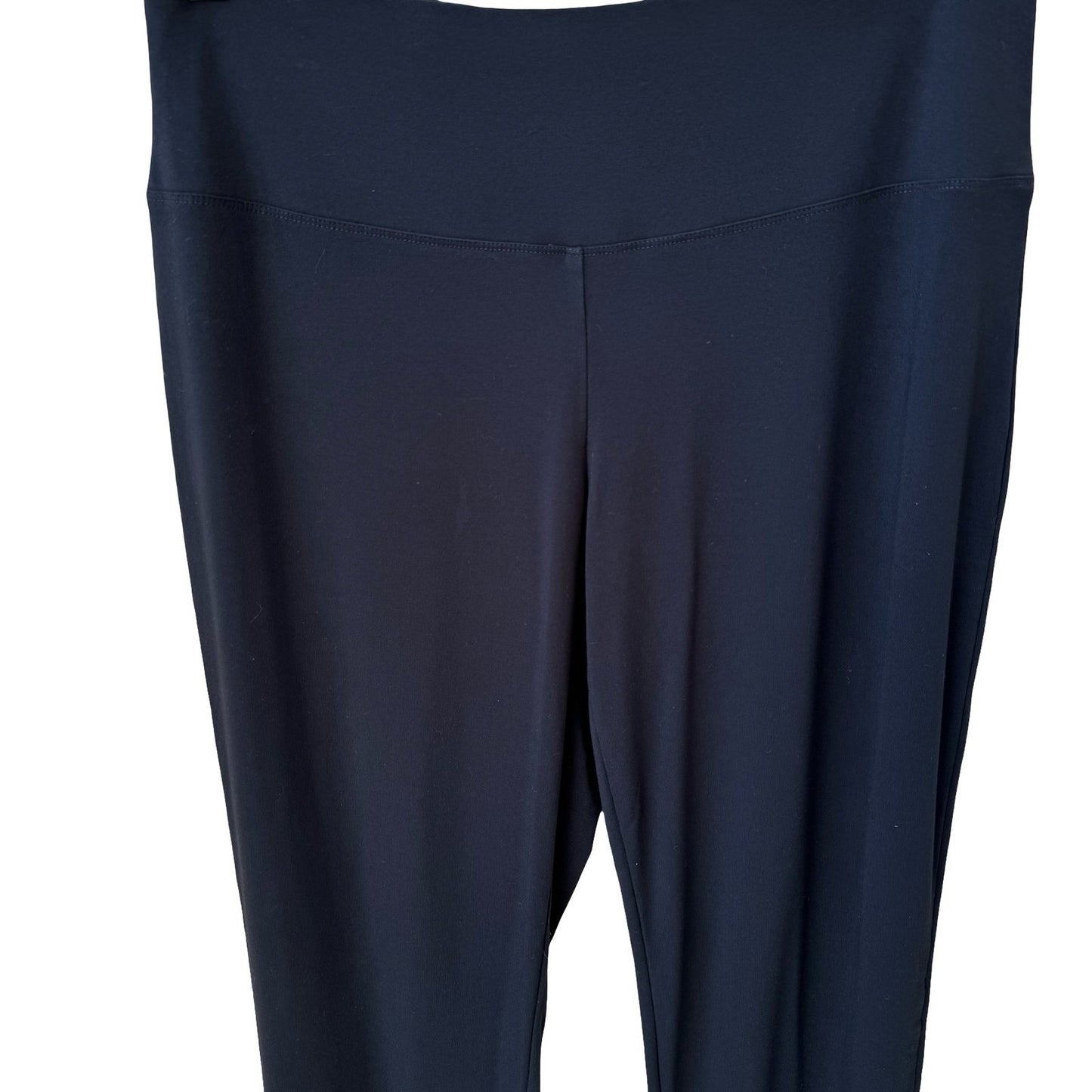 J Jill Wearever Smooth Fit Slim Leg Pants Womens Medium Black Pull On Stretch