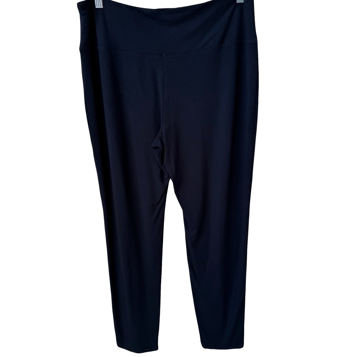 J Jill Wearever Smooth Fit Slim Leg Pants Womens Medium Black Pull On Stretch