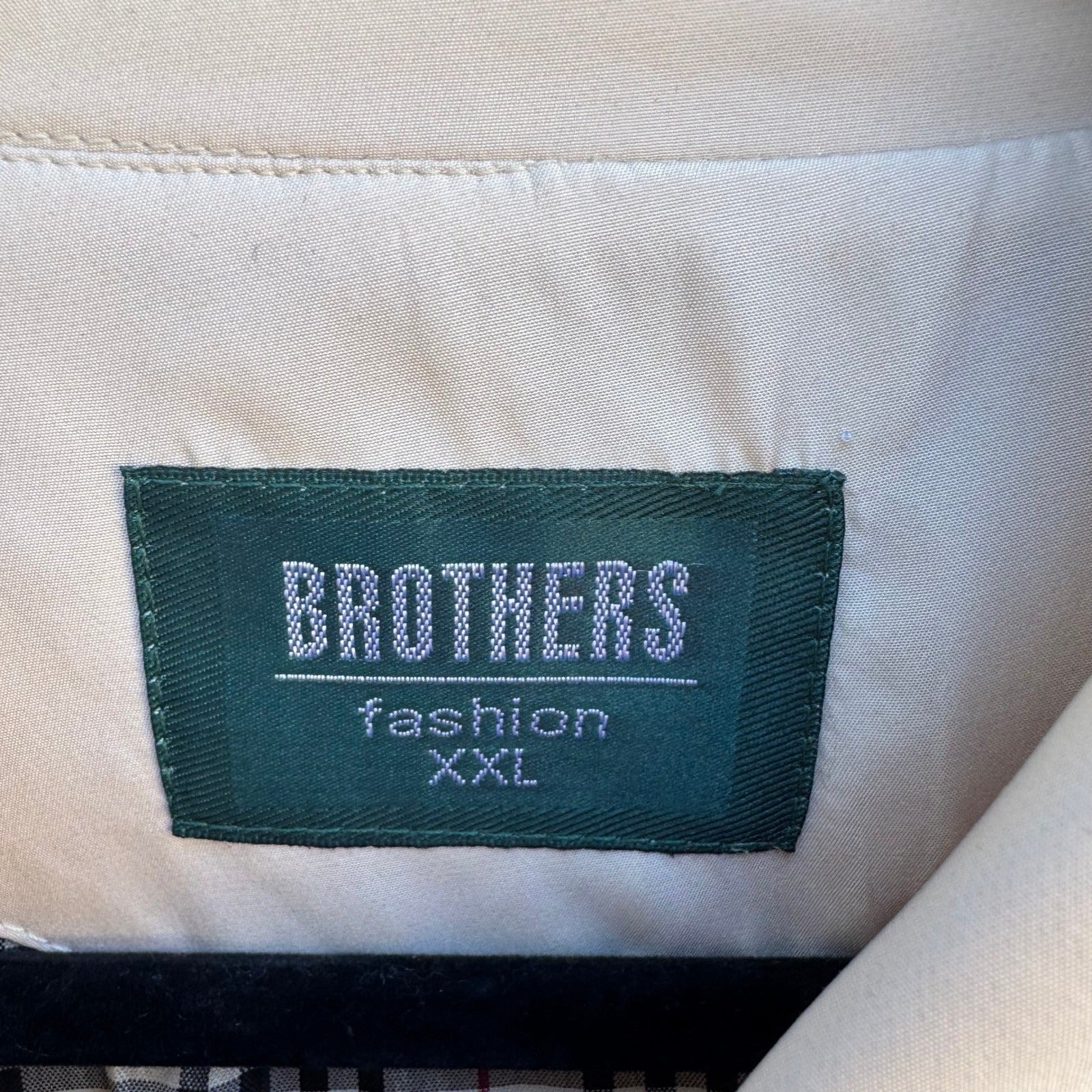 Brothers Fashion Minimalist Preppy Plaid Lined Zip Harrington Jacket Mens XXL