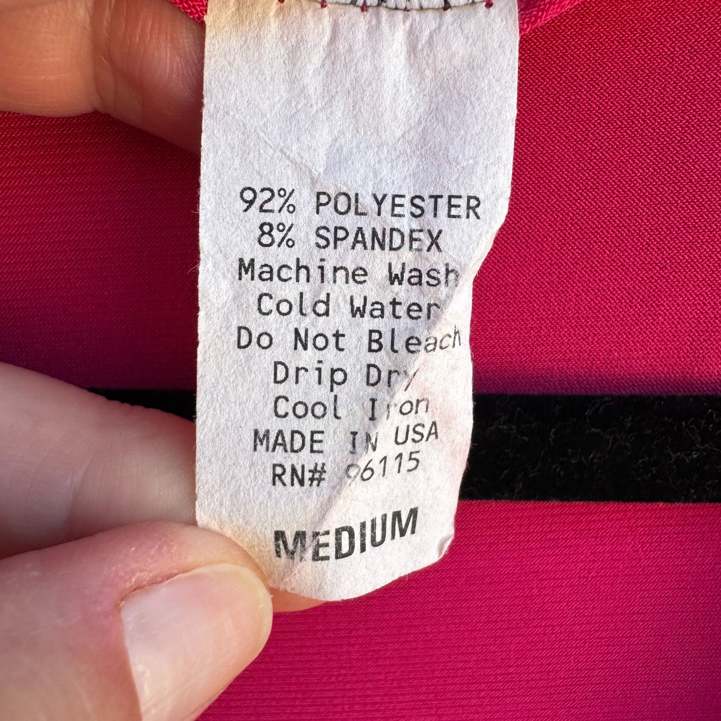 Double Take Vintage Y2K Womens Hot Pink Ruffle V-Neck Sleeveless Top Blouse M