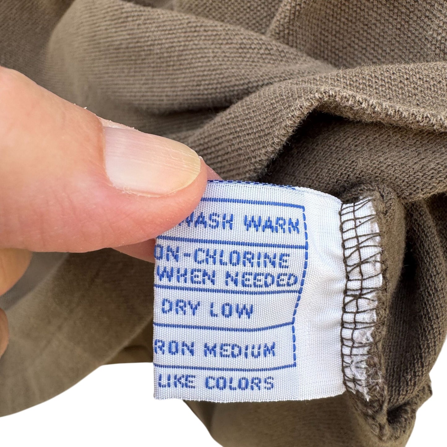 Polo By Ralph Lauren Vintage Mens Preppy Brown Cotton Short Sleeve Polo Shirt L