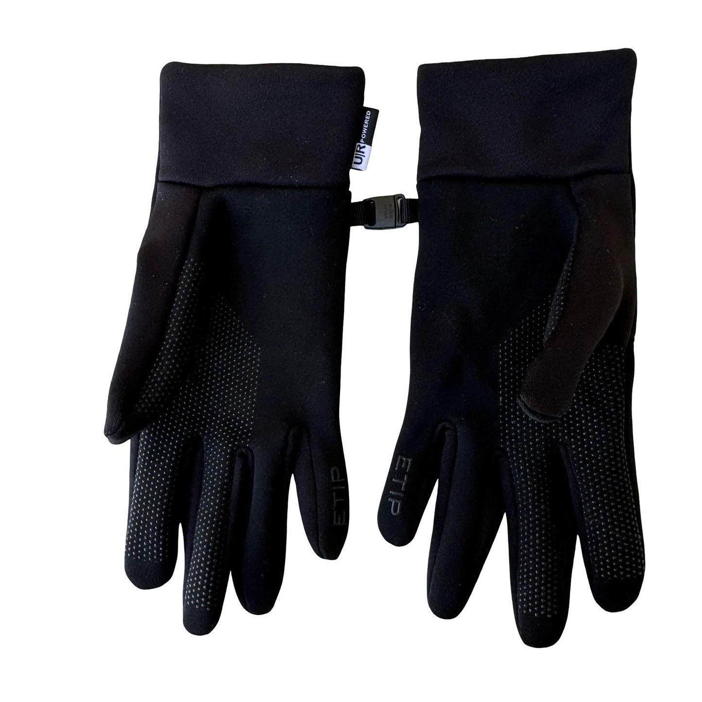 The North Face Etip Gloves Black Stretch Fleece Touchscreen U|R Powered Unisex