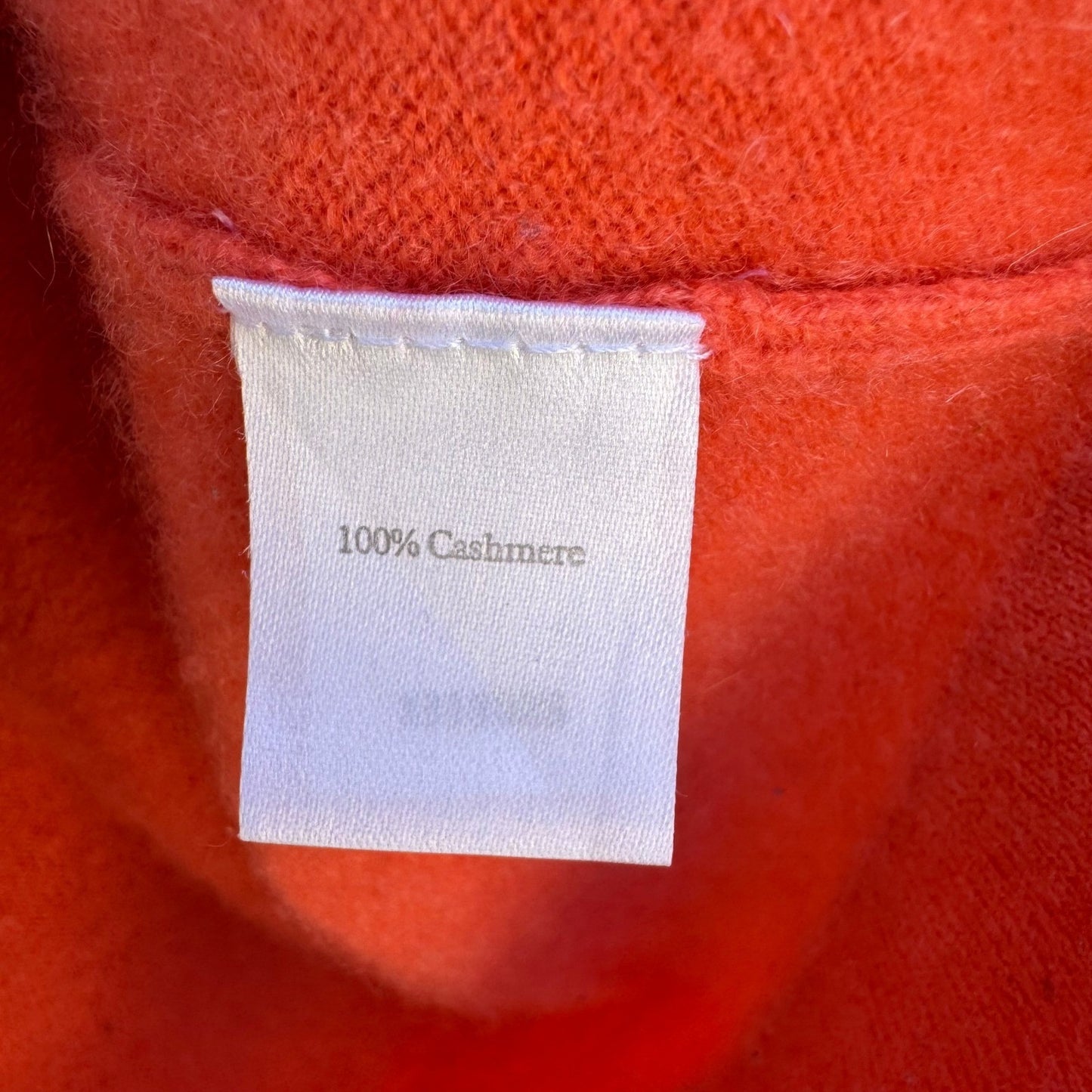 Pure Collection Cashmere Short Sleeve Orange Sweater 8 Old Money Quiet Luxury