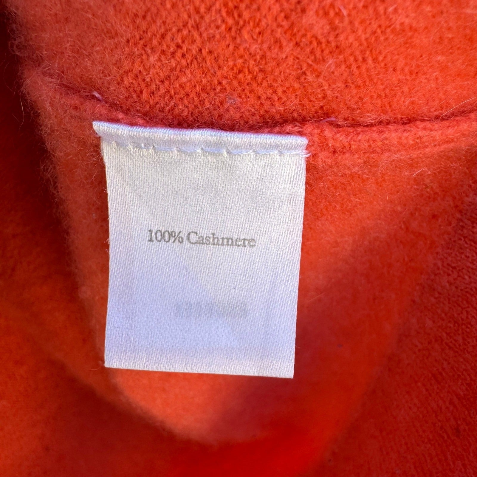 Pure Collection Cashmere Short Sleeve Orange Sweater 8 Old Money Quiet Luxury