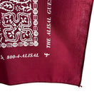 Switch Alisal Ranch Resort Bandana Burgundy Paisley Solvang California Santa Ynez Scarf 3 image