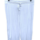 Switch J Jill White Resortwear Beachy Terry Cloth Cropped Lounge Pants Wide Leg M NEW 3 image