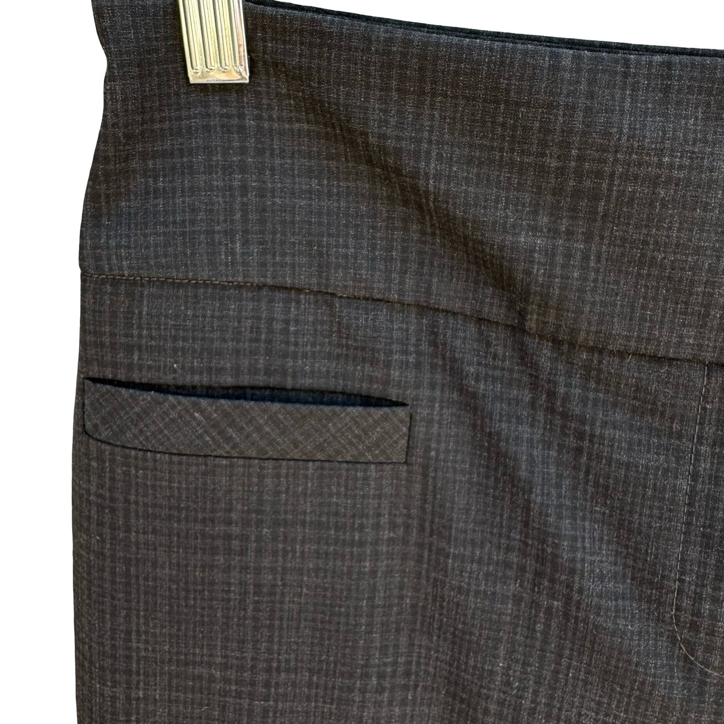 Nordstrom Minimalist Wide Leg Plaid Dress Pants Twee Mod Professional Womens 10
