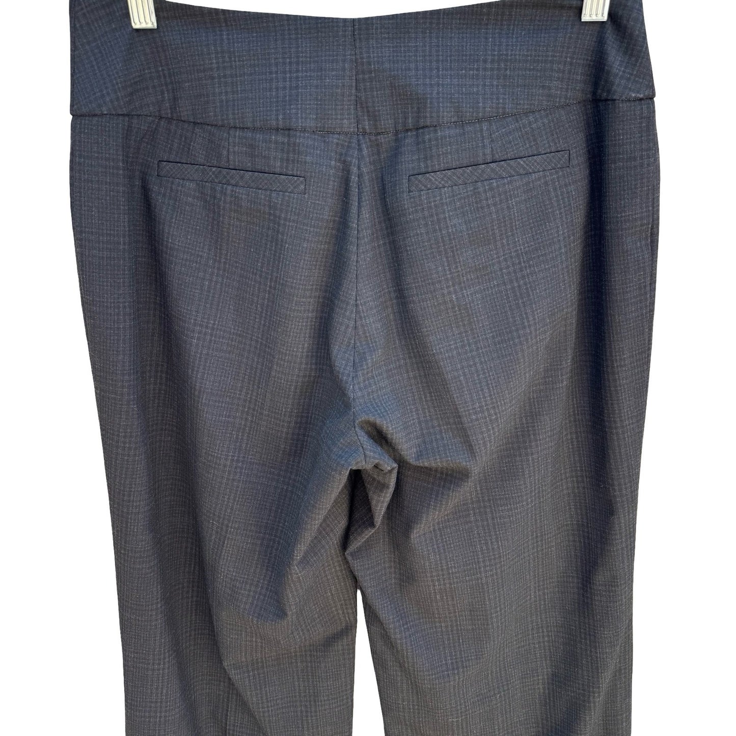 Nordstrom Minimalist Wide Leg Plaid Dress Pants Twee Mod Professional Womens 10