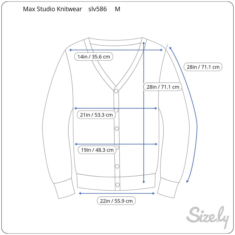Max Studio Silk Blend Draped Cardigan Minimalist Quiet Luxury Womens M Black