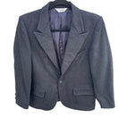 Switch JG Hook Vintage Women's Skirt Suit Set Size 12/14 Black Wool Made in USA Preppy 3 image