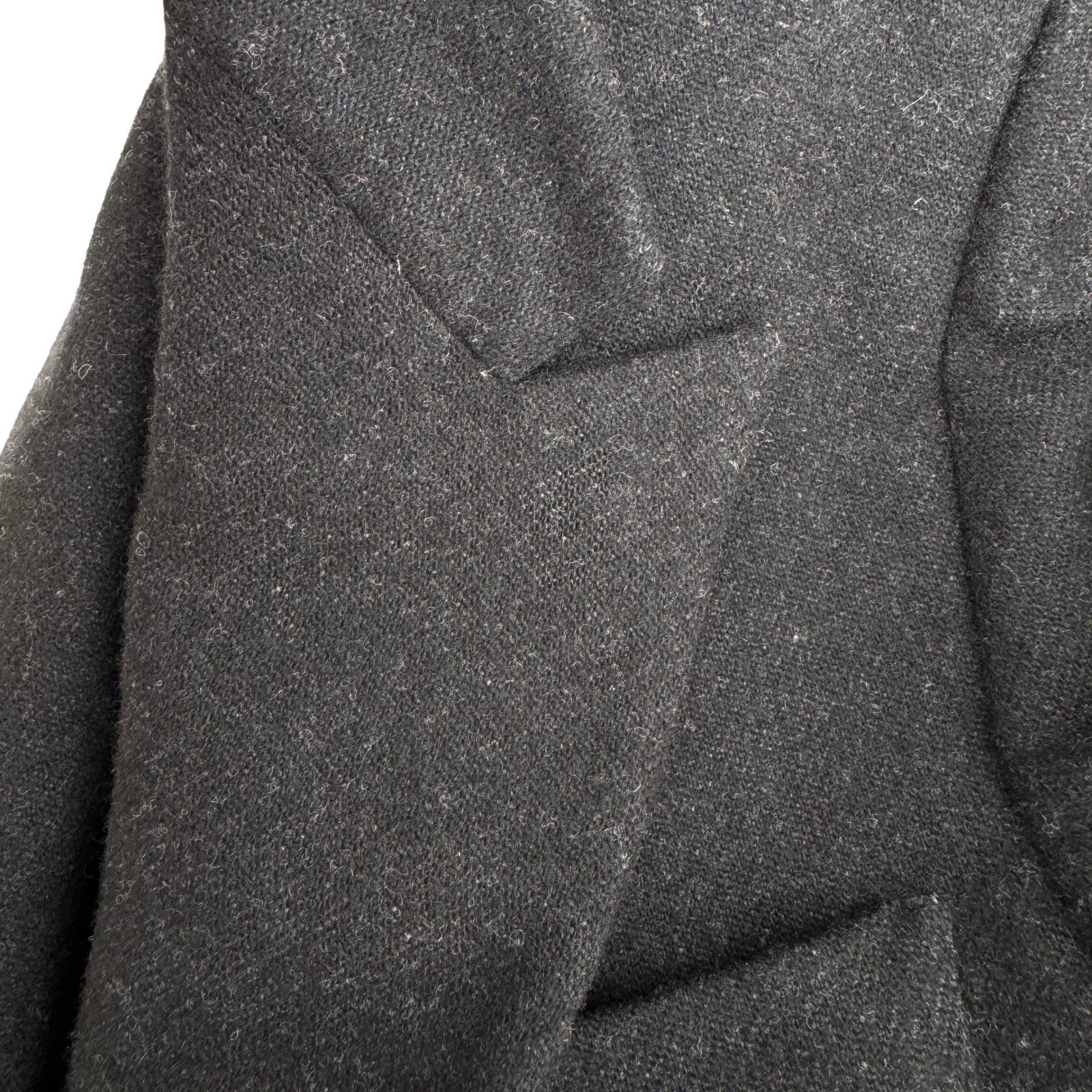 JG Hook Vintage Women's Skirt Suit Set Size 12/14 Black Wool Made in USA Preppy