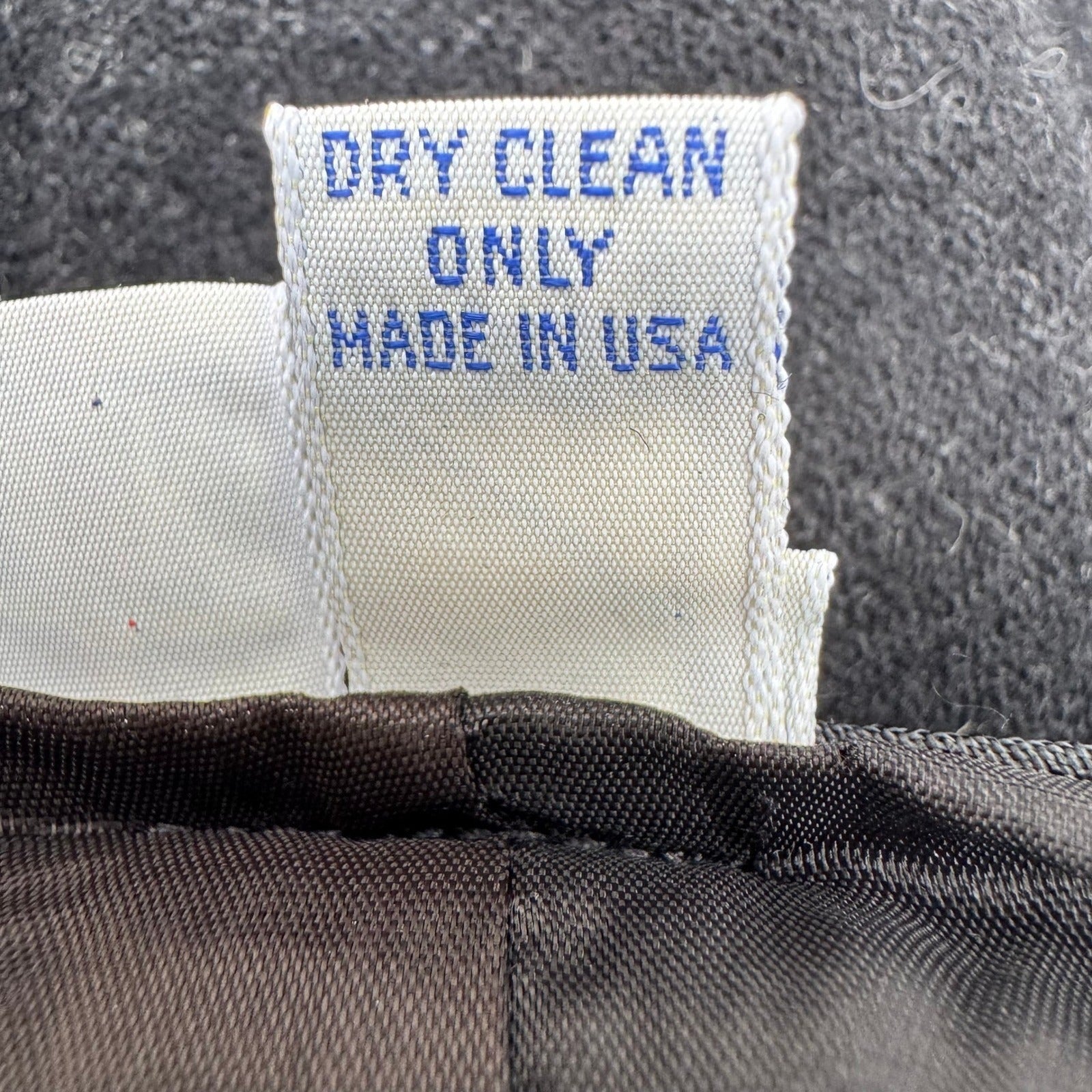 JG Hook Vintage Women's Skirt Suit Set Size 12/14 Black Wool Made in USA Preppy