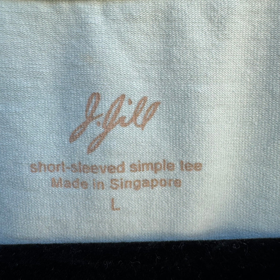 J. Jill Y2K Womens Mint Green Short Sleeve Simple Tee Cotton Lycra Shirt Large
