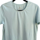 Switch J. Jill Y2K Womens Mint Green Short Sleeve Simple Tee Cotton Lycra Shirt Large 3 image