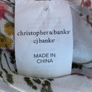 Switch Christopher &amp; Banks Feminine Cottagecore Garden Floral Botanical Scarf Wrap OS 2 image