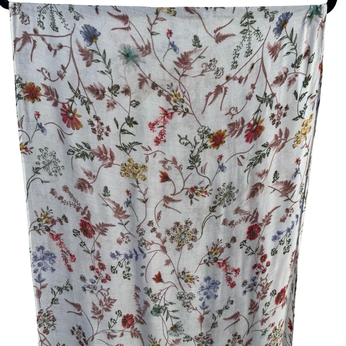 Christopher & Banks Feminine Cottagecore Garden Floral Botanical Scarf Wrap OS