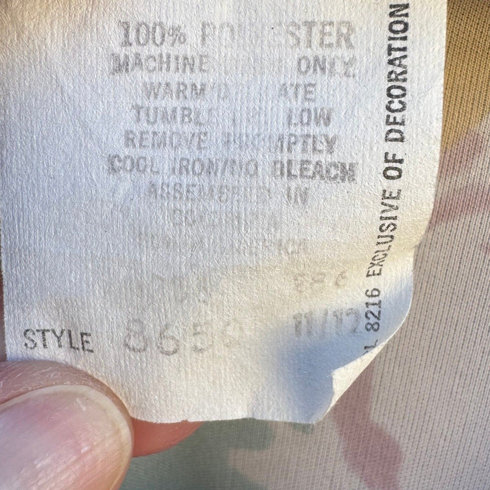 Panther Vintage 70s 80s Pastel Floral Button Down Blouse Long Sleeve White L