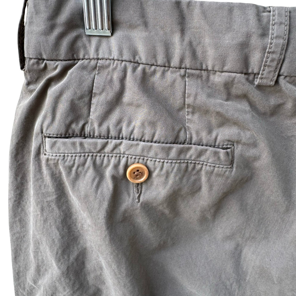 Hackett London Tessuti di Sondrio Italian Cotton Chino Pants Olive Mens 34 R