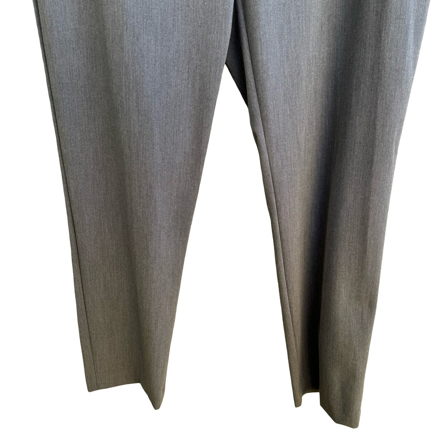 Alfani Careerwear Straight Leg Comfort Waist Dress Pants Grey Womens 16S NEW