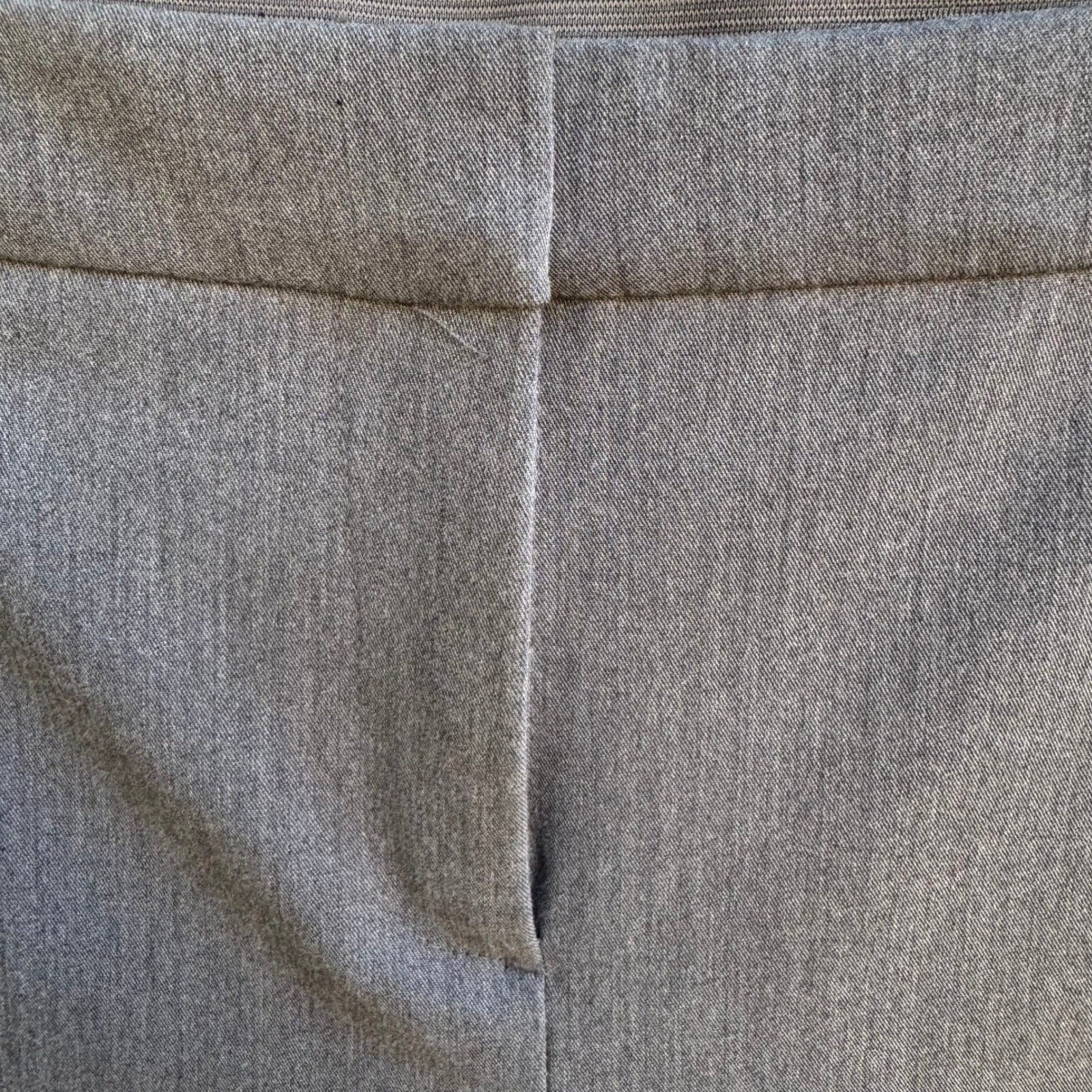 Alfani Careerwear Straight Leg Comfort Waist Dress Pants Grey Womens 16S NEW
