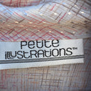 Switch Petite Illustrations Vintage 80s Twee Secretary Librarian Neck Bow Pink Blouse 8 2 image