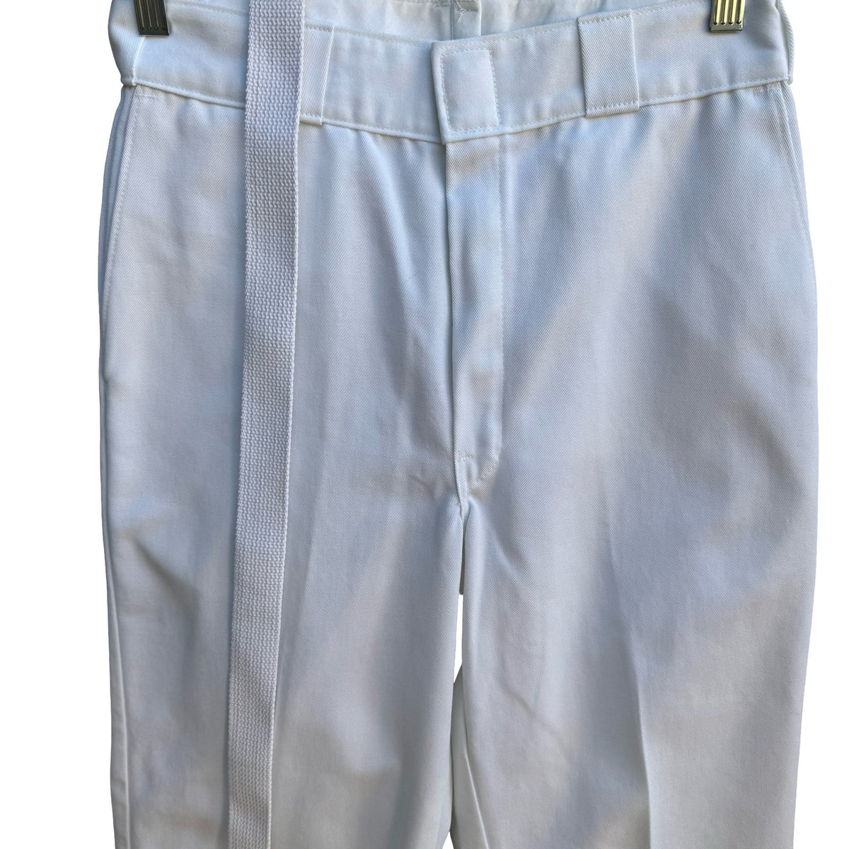 Dickies 90s Streetwear Workwear Pants Straight Leg High Rise Belt USA 30x32