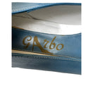 Switch Garbo Ferrerias Mod Leather Mary Jane Block Heel Round Toe Flats Blue Womens 41 2 image