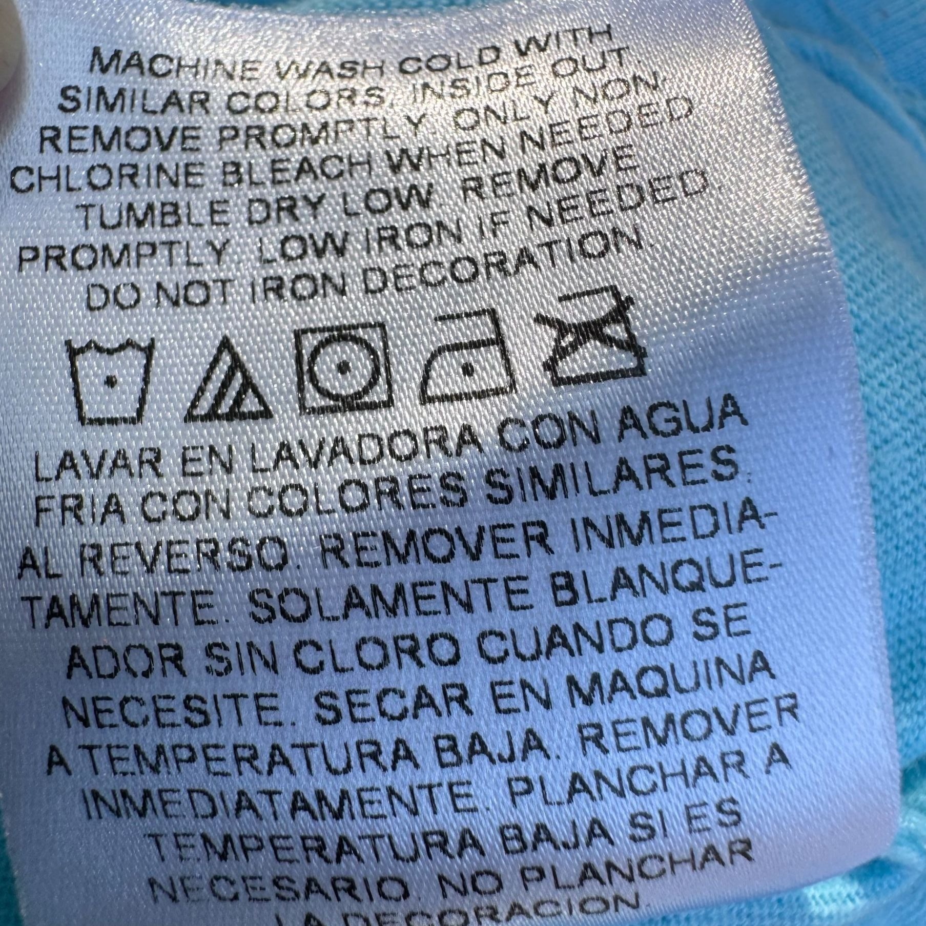 Free Spirit Vintage 90s Y2K Boho Bird Festival Blue Watercolor Open V Back Shirt